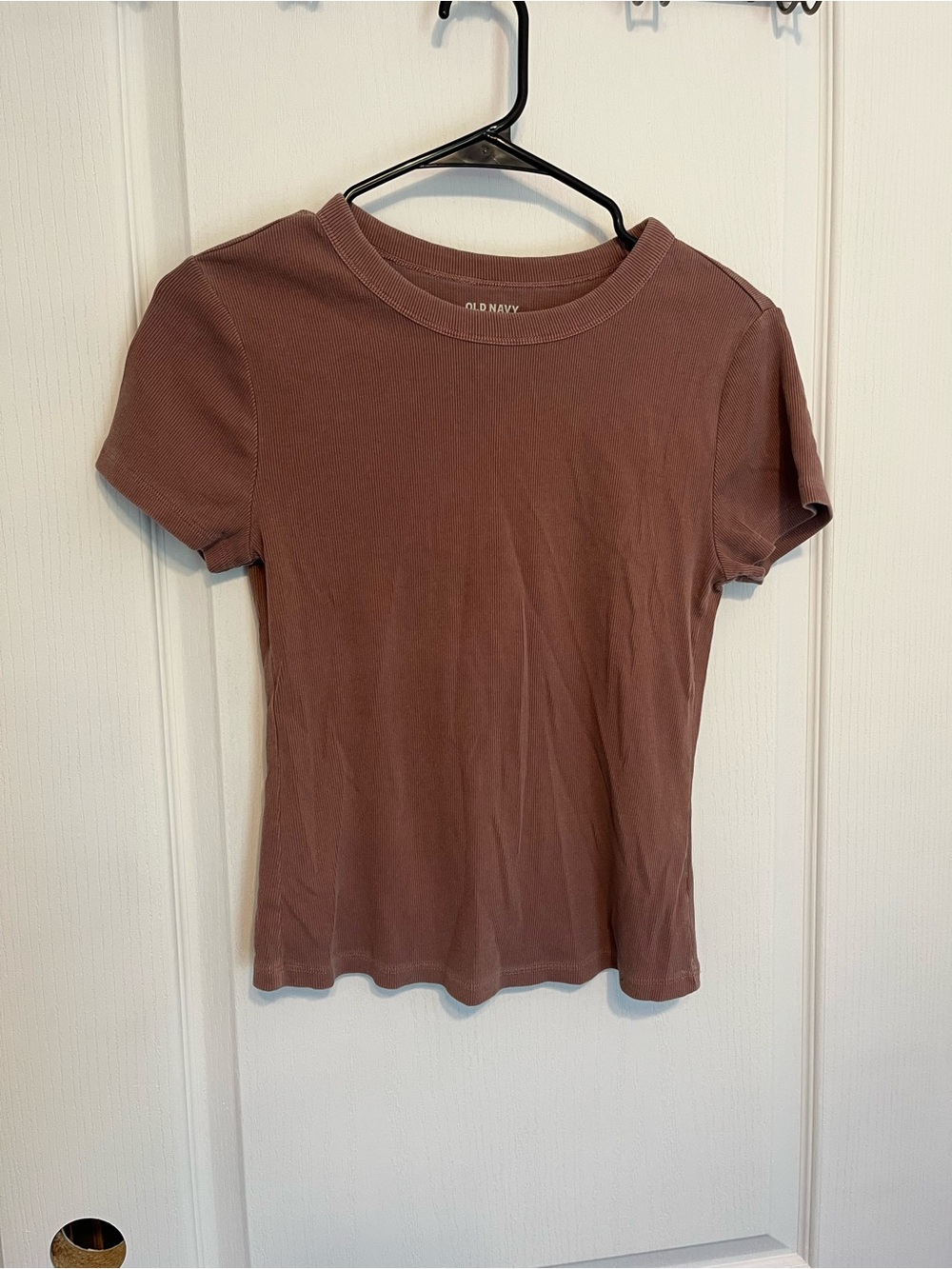 Old Navy Short Sleeve Crewneck Top - Dusty Mauve